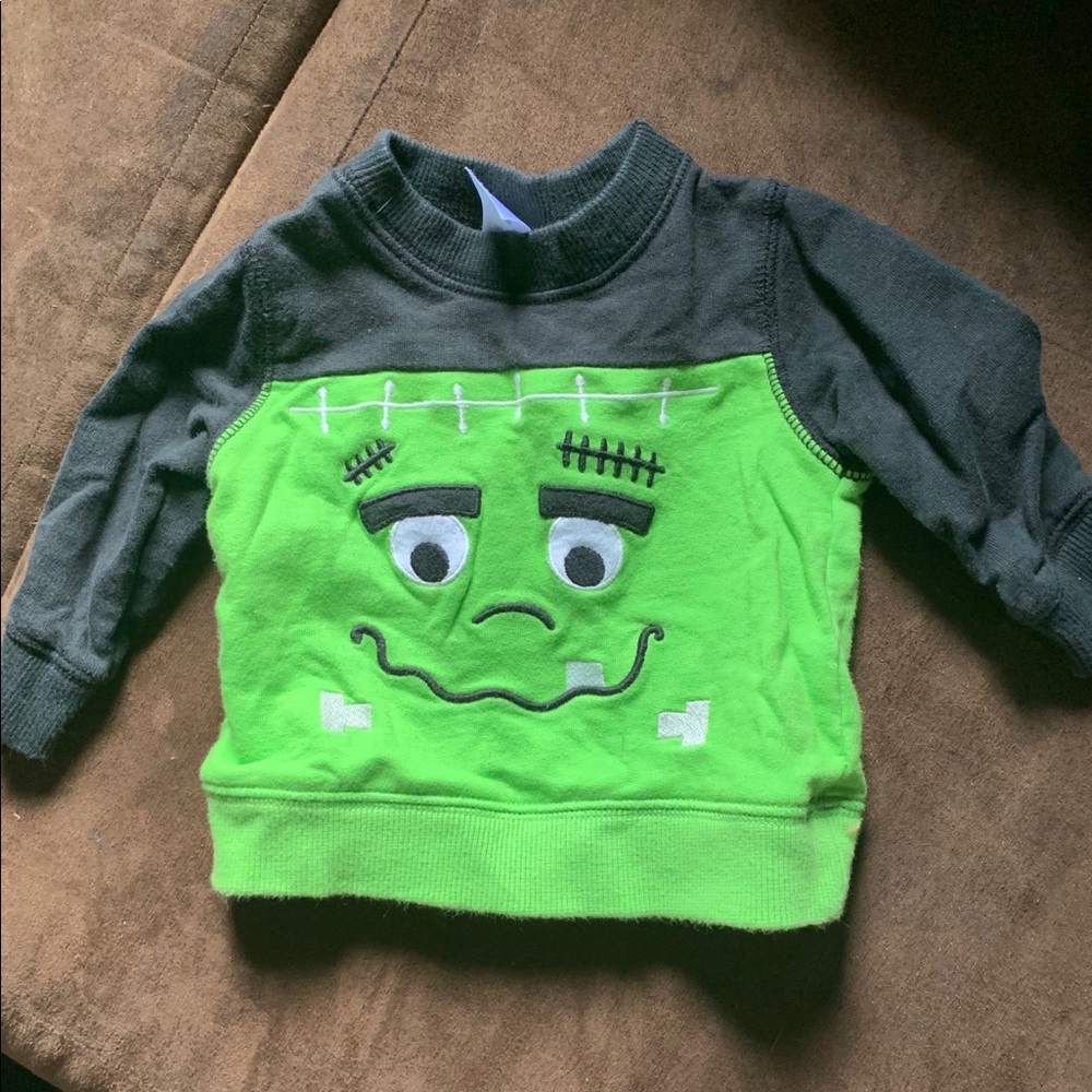Frankenstein Halloween sweater.